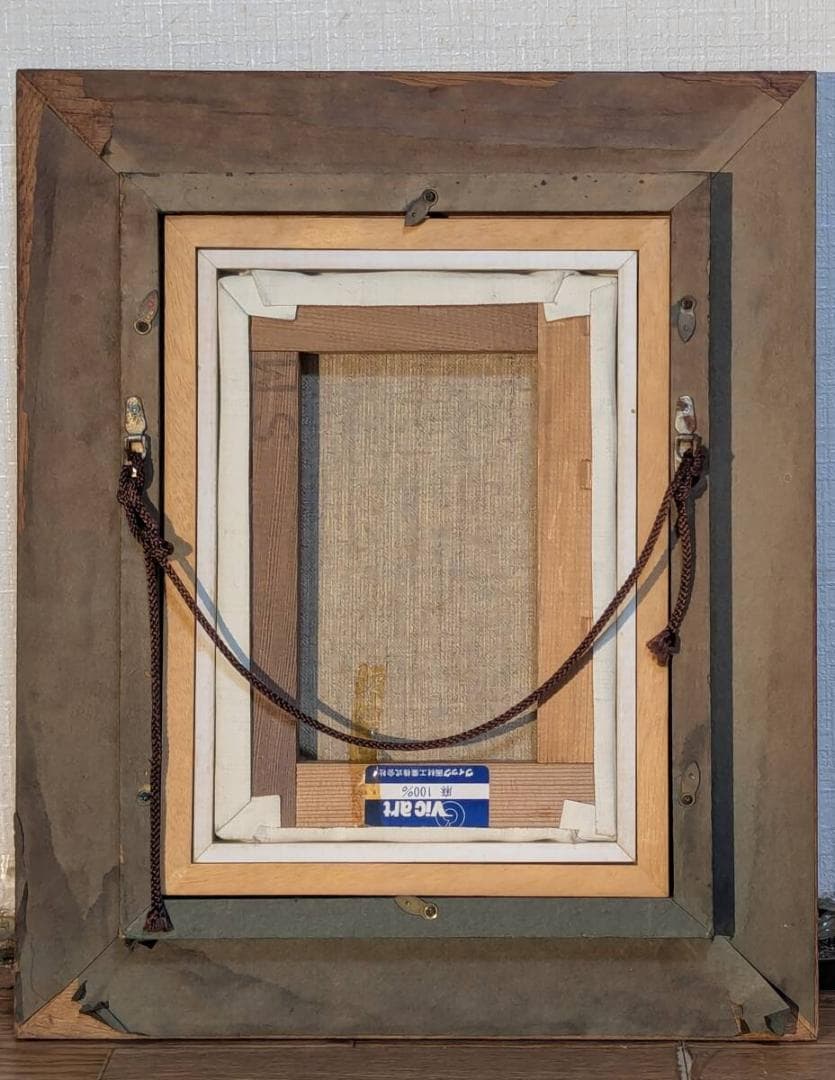 【真作】絵画　油彩SM　やさしき花々　印象派風　小品　美しい色彩アート　X164