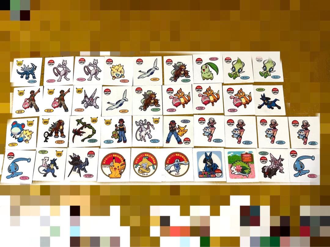 ポケモンパンシール180枚 1995年代から2010年代