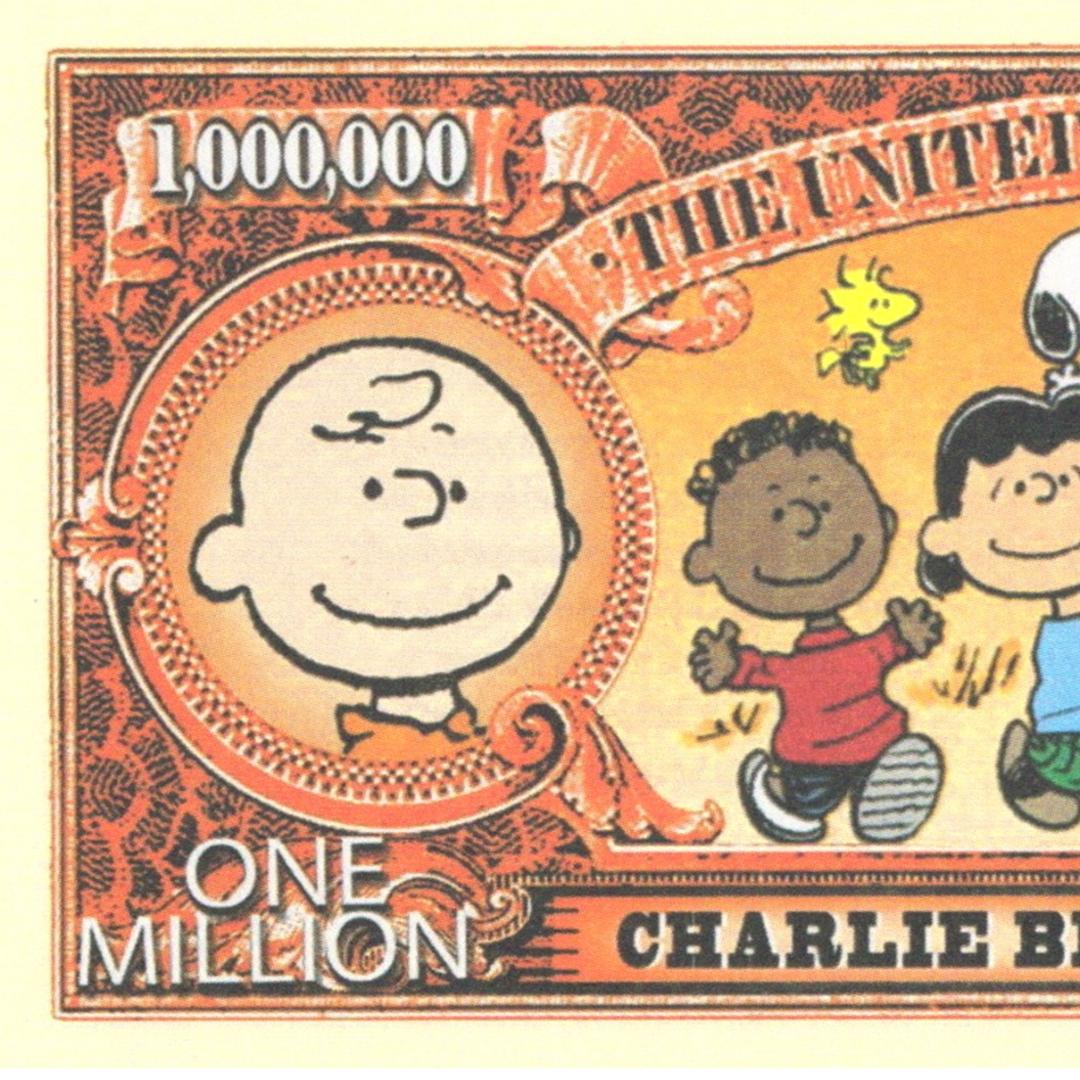 【スヌーピー】チャーリー・ブラウン　ノベルティ　ドル紙幣