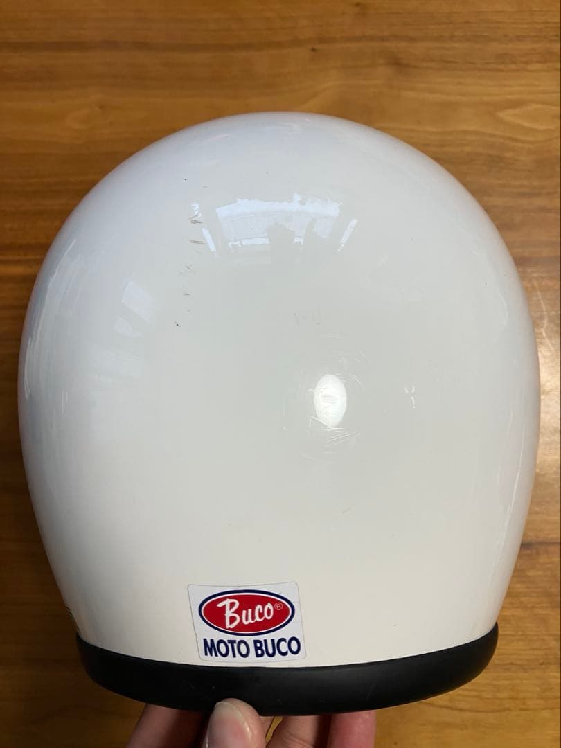 buco ジェットヘルメット ホワイト　白　目深　美品　sizeXL