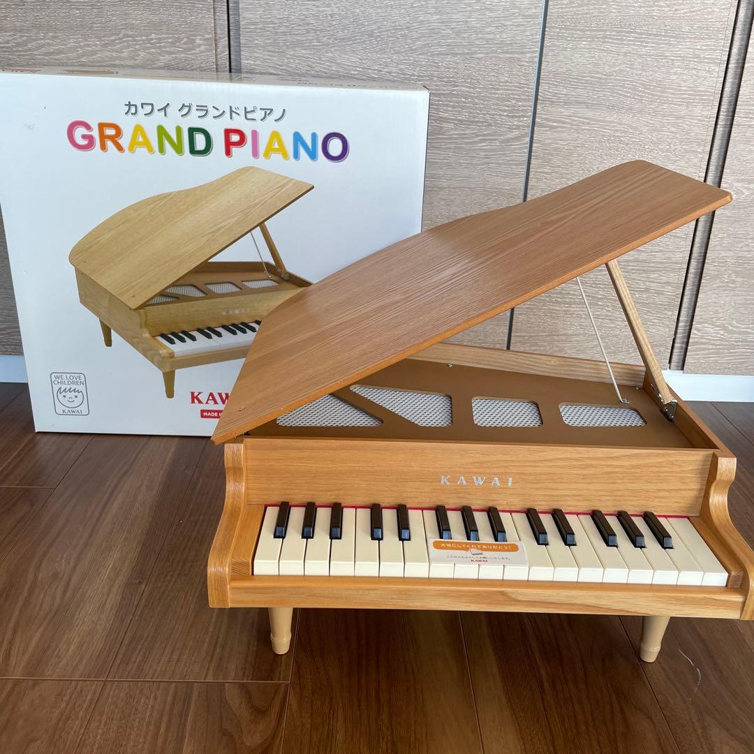 KAWAIカワイミニピアノ　グランドピアノ　ナチュラル　1144点検修理調律済み