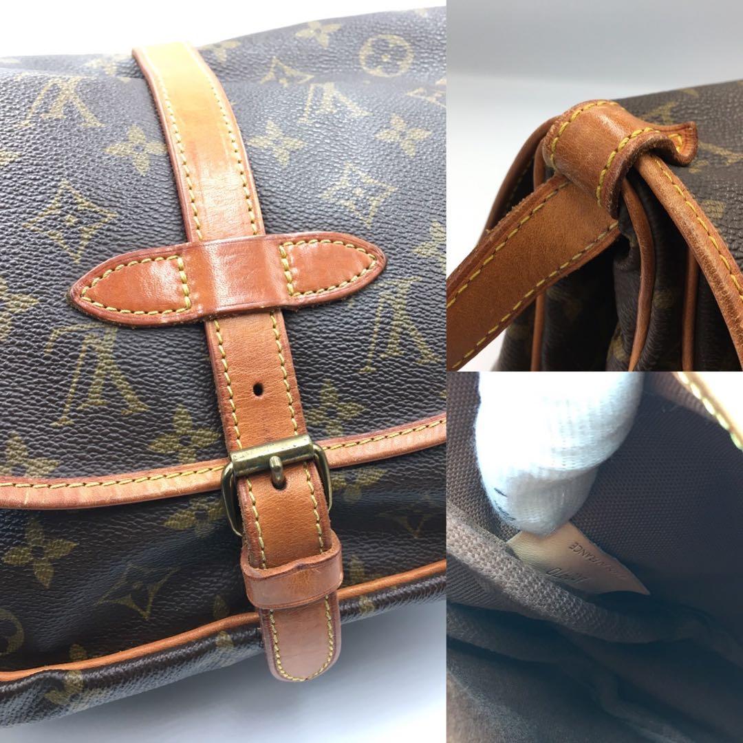 ルイヴィトン　モノグラム　ソミュール　ショルダーバッグ