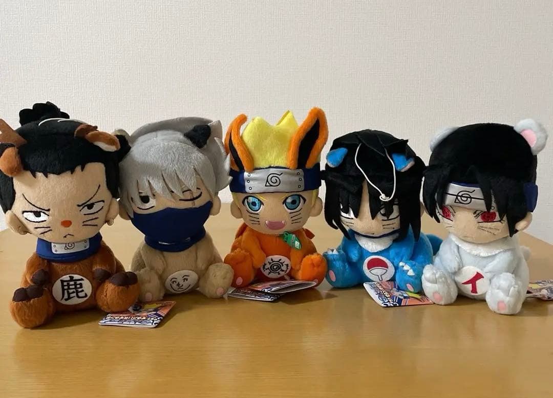NARUTO ナルト 着ぐるみぬいぐるみ タグあり 全種