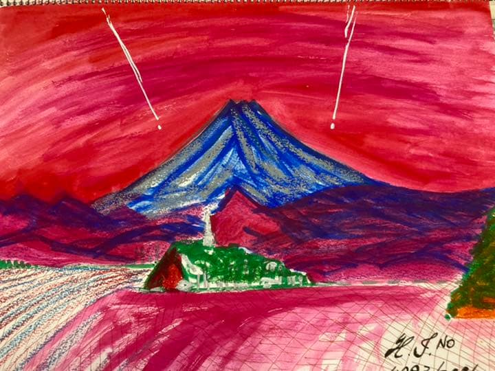 幻想絵画、空飛ぶ画家糸川裕志の水彩画アルバム