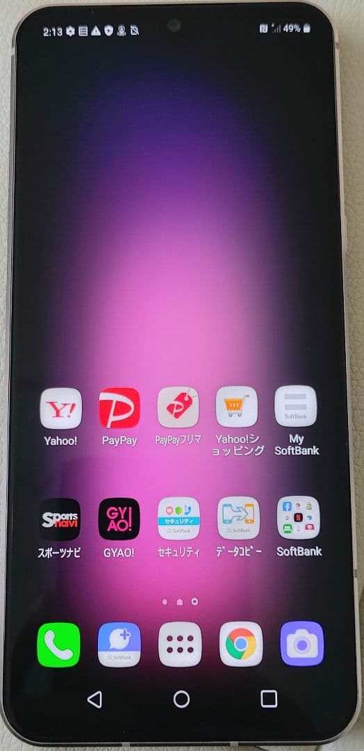 【美品】SIMフリー LG V60 ThinQ 5G 本体 A001LG