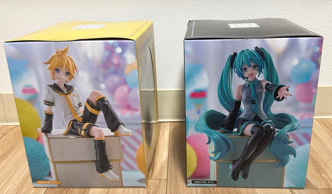 フリューくじ ぬーどるストッパーフィギュア 鏡音レン 初音ミク ラストワン