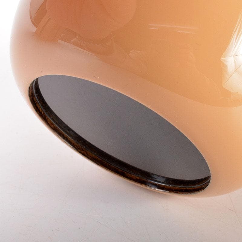 茶道具　山中塗　早見征一作　白漆　扇面流水蒔絵　平棗　共箱　V　6844