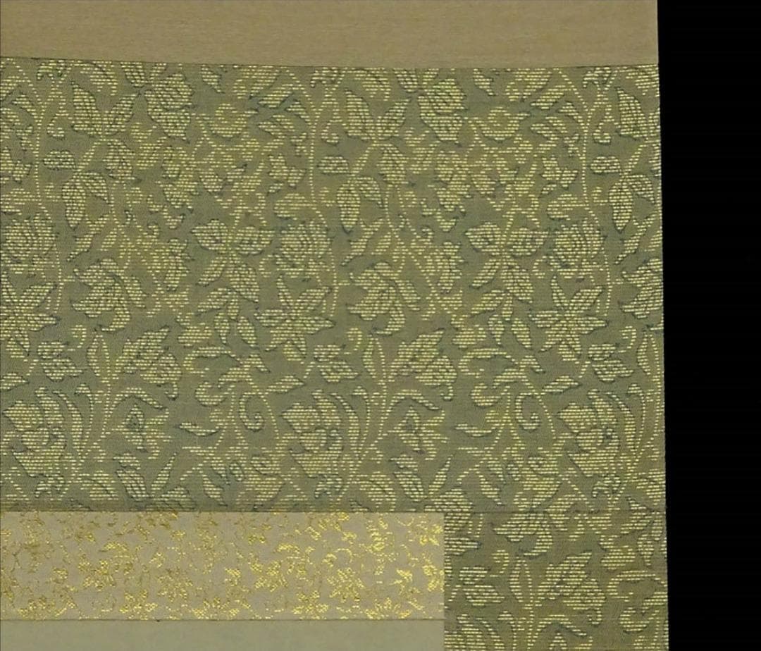 掛軸 坂本宗春『跳ね鯉図』日本画 絹本 肉筆 共箱付 掛け軸 s011425