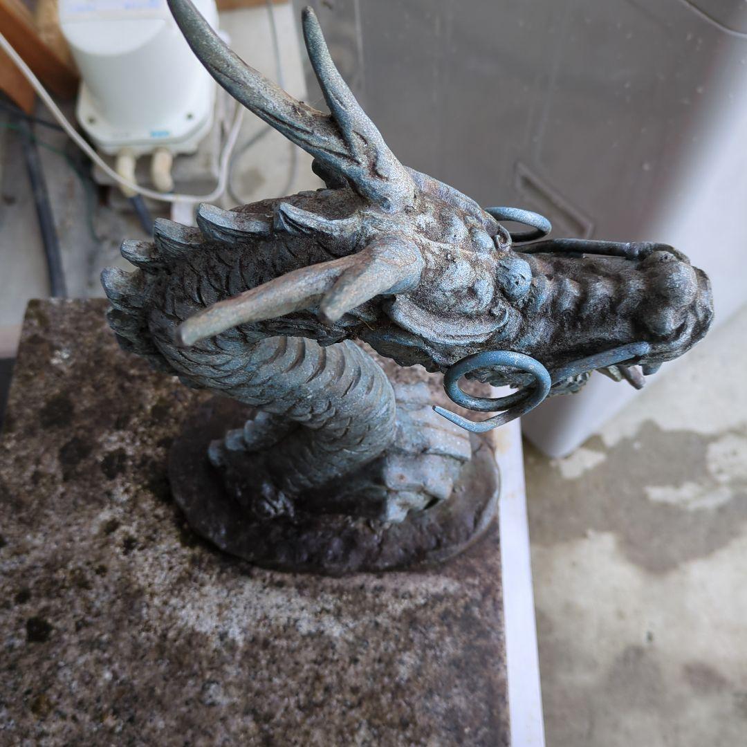 手水舎 龍神 龍の蛇口 真鍮製青銅色 龍の蛇口 水の神様