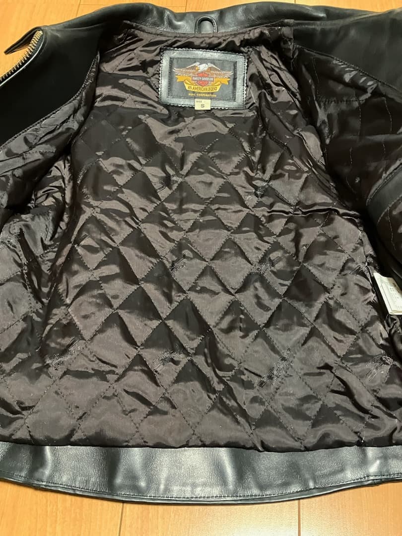 ハーレーダビッドソンシングルライダース黒Sサイズ