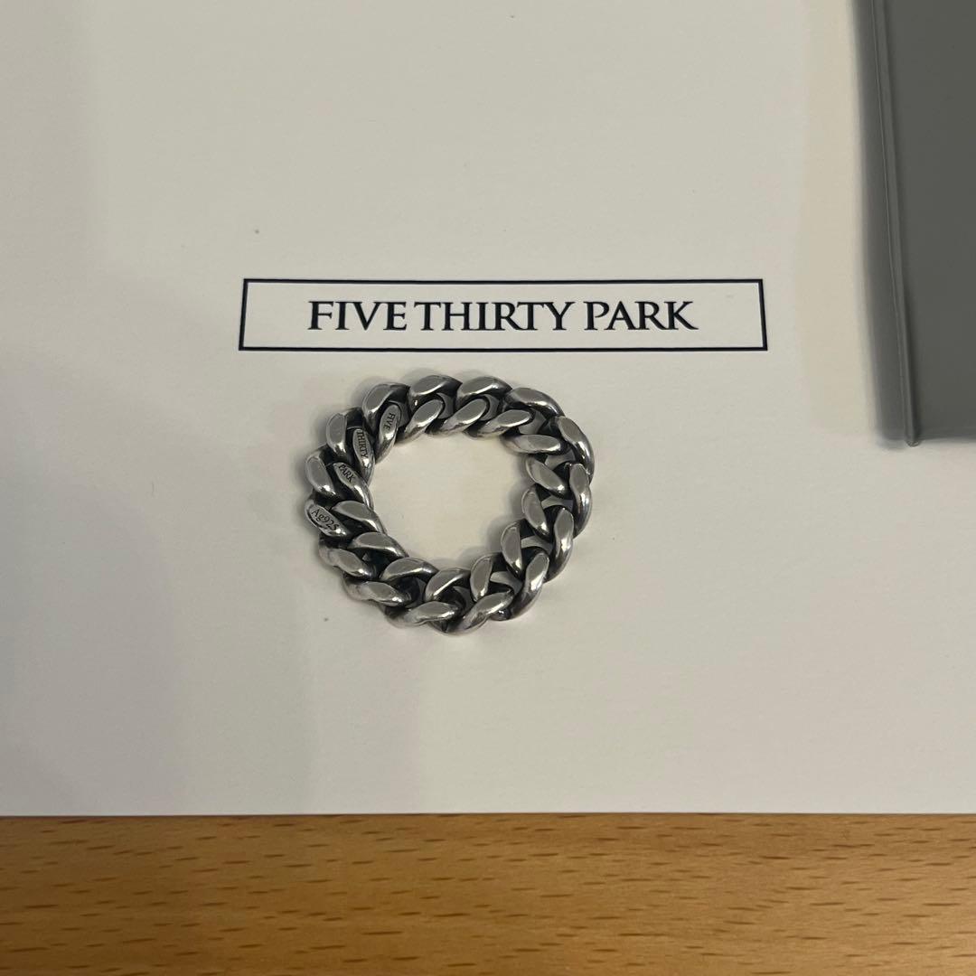 アクセサリー 530park Curb Chain-S Ring 925