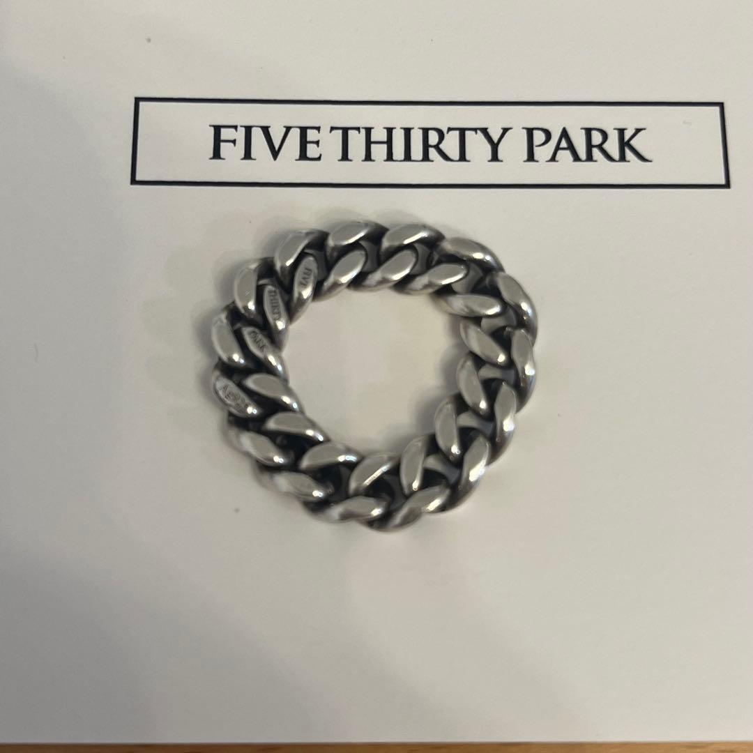アクセサリー 530park Curb Chain-S Ring 925