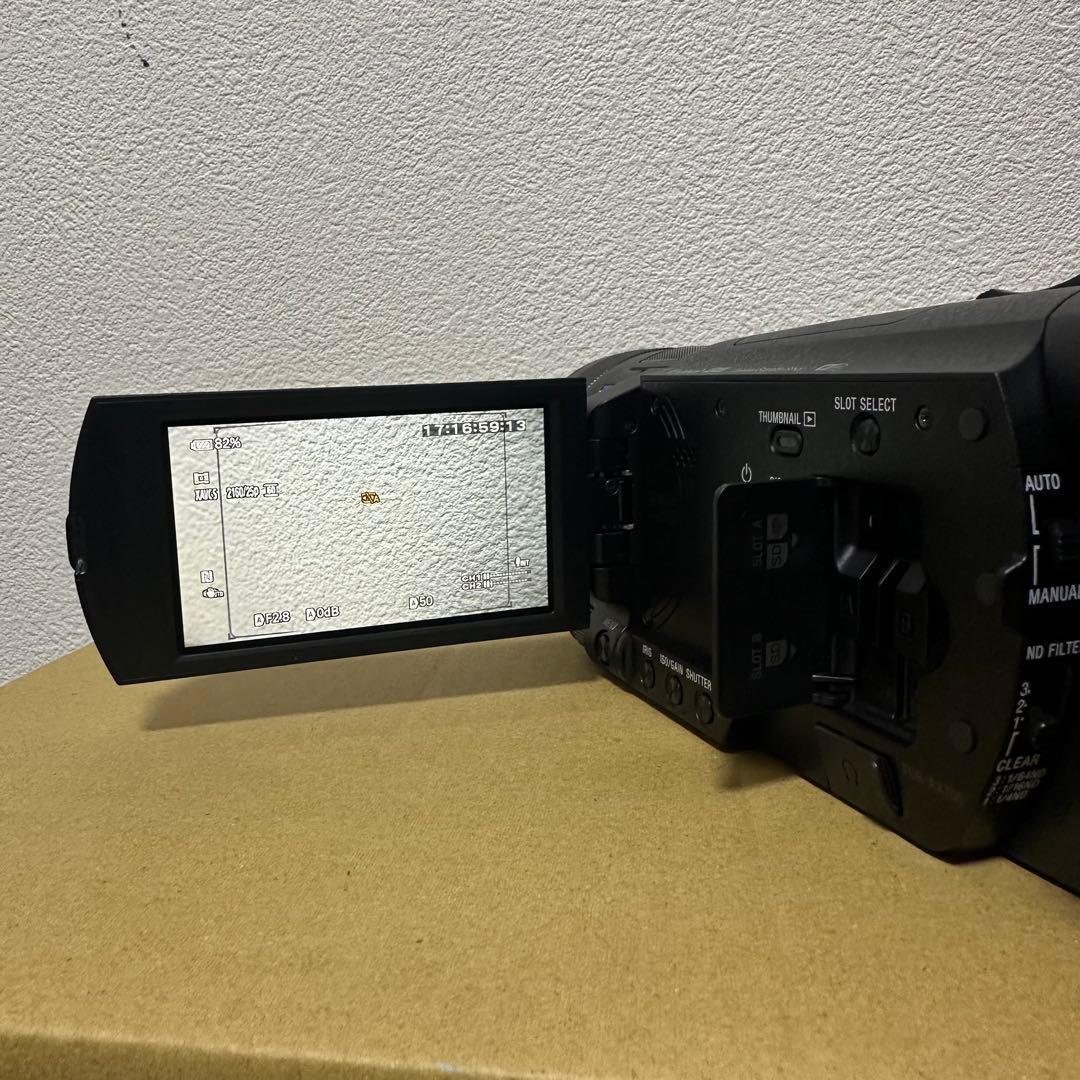 【希少 海外モデル】Sony FDR-AX700 ビデオカメラ 本体 ブラック
