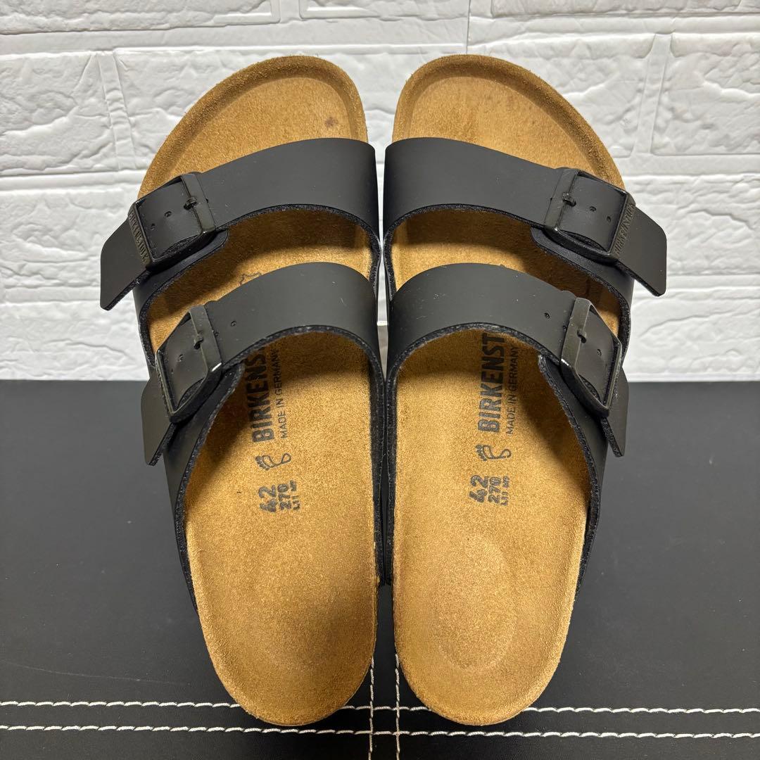 【未使用品】 BIRKENSTOCK アリゾナ 27 ブラック サンダル 極美品