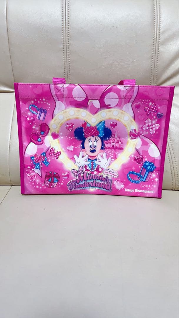 パルパル ファンダーランド　ミニー ぬいぐるみ & ショッピングバッグ セット