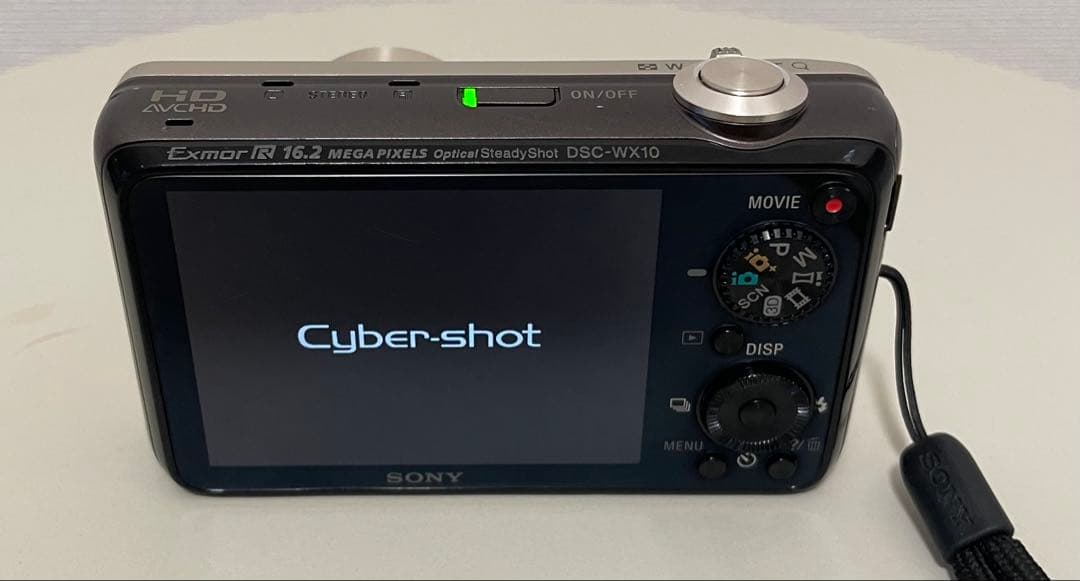 SONYソニー サイバーショット DSC-WX10 ゴールド　充電コード付