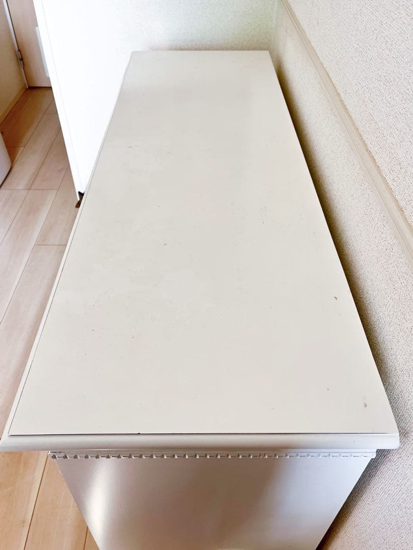 ヨーロピアン調リビングボード サイドボード キャビネット アンティーク風 姫家具