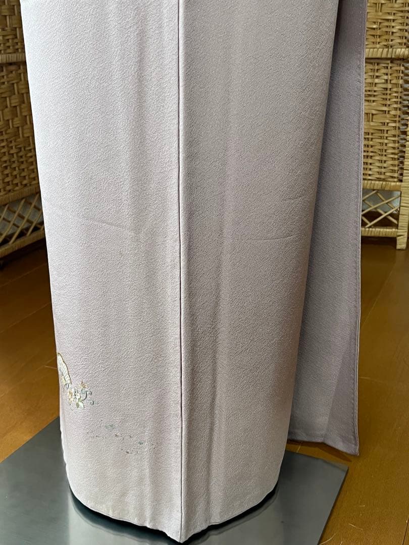 正絹訪問着　作家物　蘇州刺繍七五三　お宮参