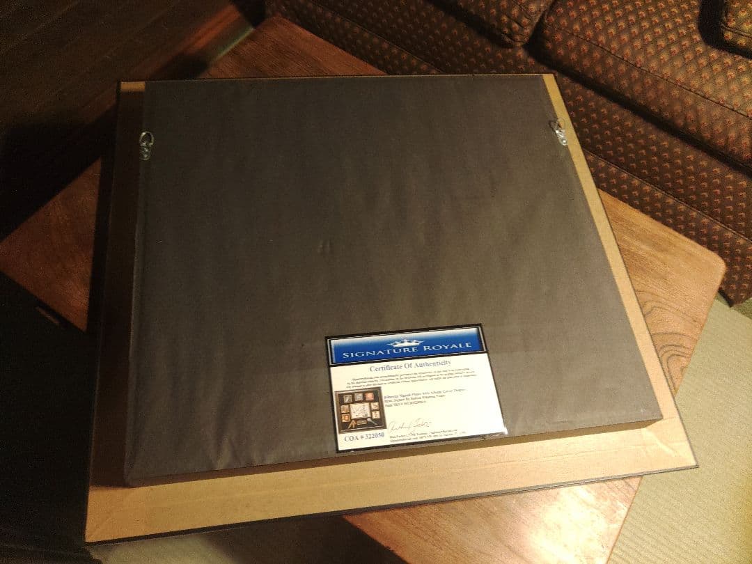 激レア　Rihanna サイン入りアートフレーム　リアーナ　希少　記念品