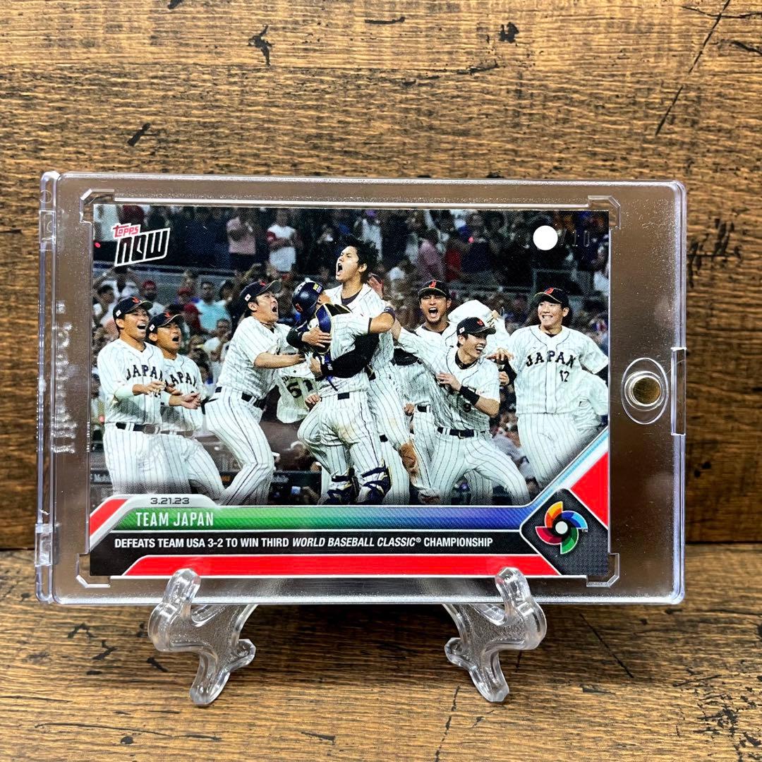 WBC topps now 激レア 世界10枚限定  日本優勝記念 大谷翔平