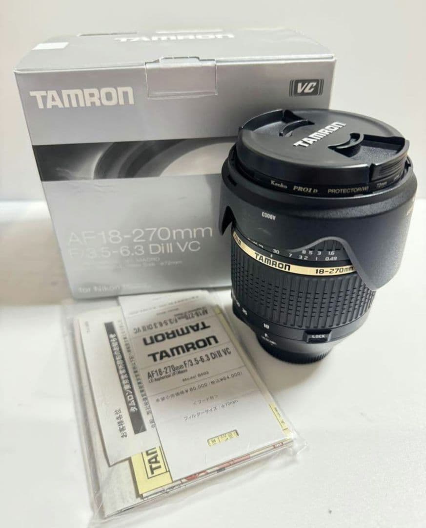 【TAMRON】AF18-270ｍｍ F/3.5-6.3 DiⅡVC Nikon