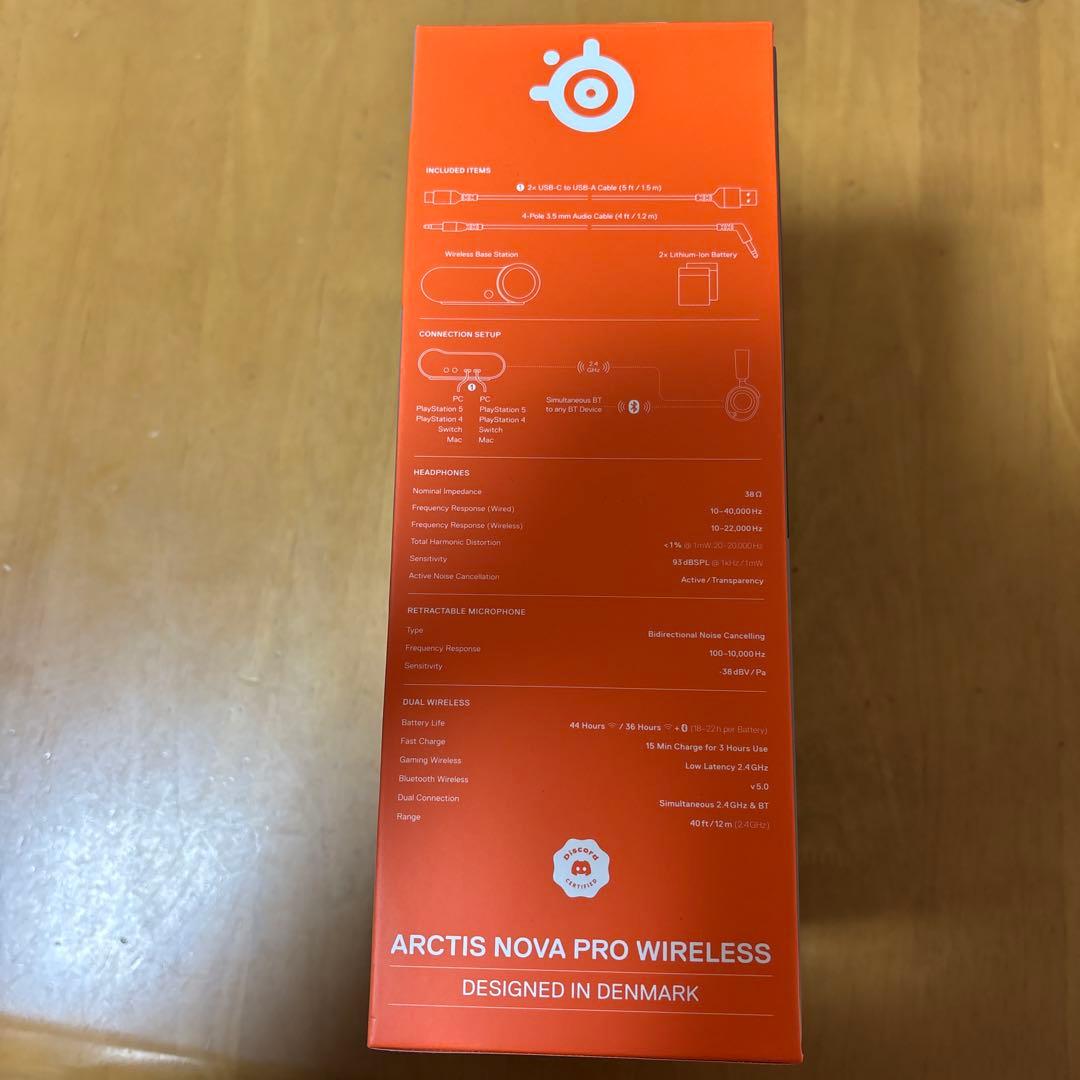 ヘッドホン SteelSeries ARCTIS NOVA PRO WIRELESS
