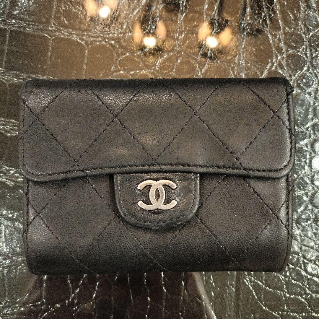 CHANEL マトラッセ ケース ブラック
