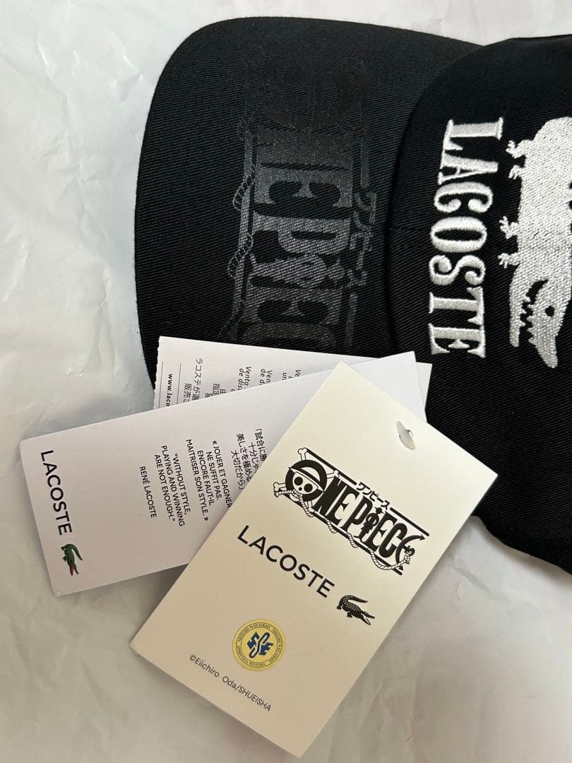 新品ワニロゴキャップ LACOSTE×ONE PIECE COLLECTION②