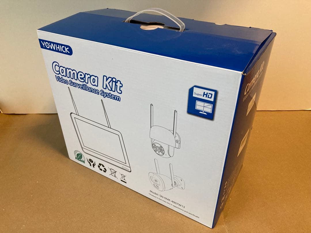 ワイヤレス防犯カメラセット一式