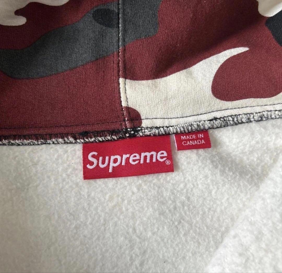Supreme カモフラージュ パーカー