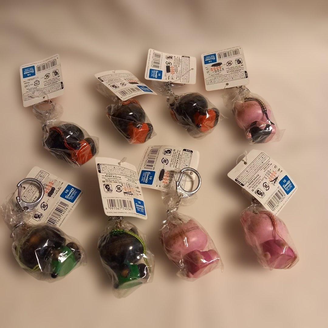 ハローキティ　しょこたん　マスコット キーホルダー 8個セット　2009