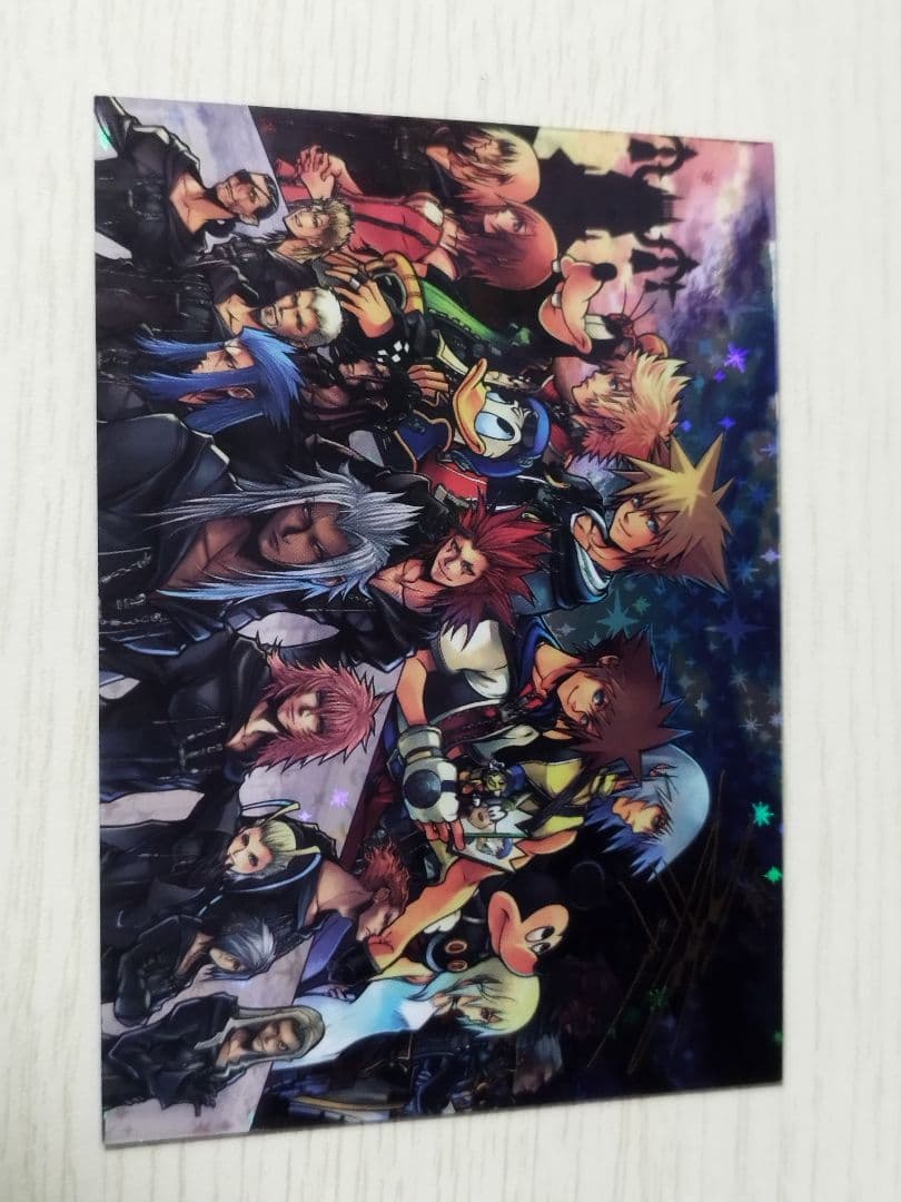 キングダムハーツ　シークレット　アートミュージアム　1-114 箔押し　サイン