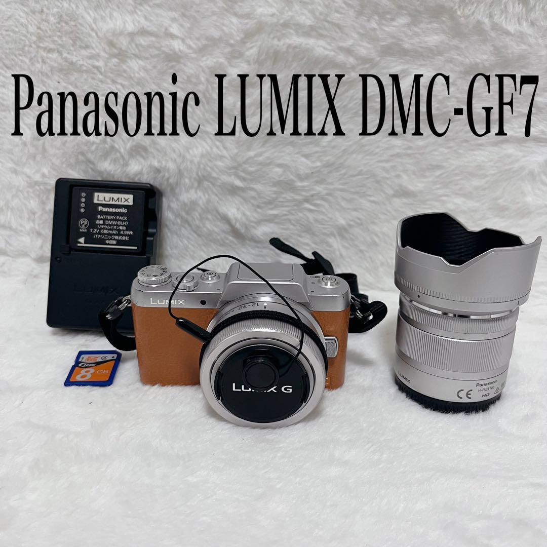 PanasonicLUMIX DMC-GF7Wブラウン ダブルレンズキット
