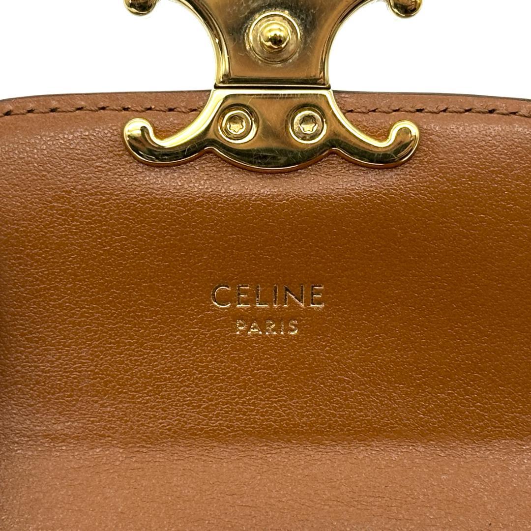 【極美品】セリーヌ　スモール フラップウォレット トリオンフキャンバス　折財布