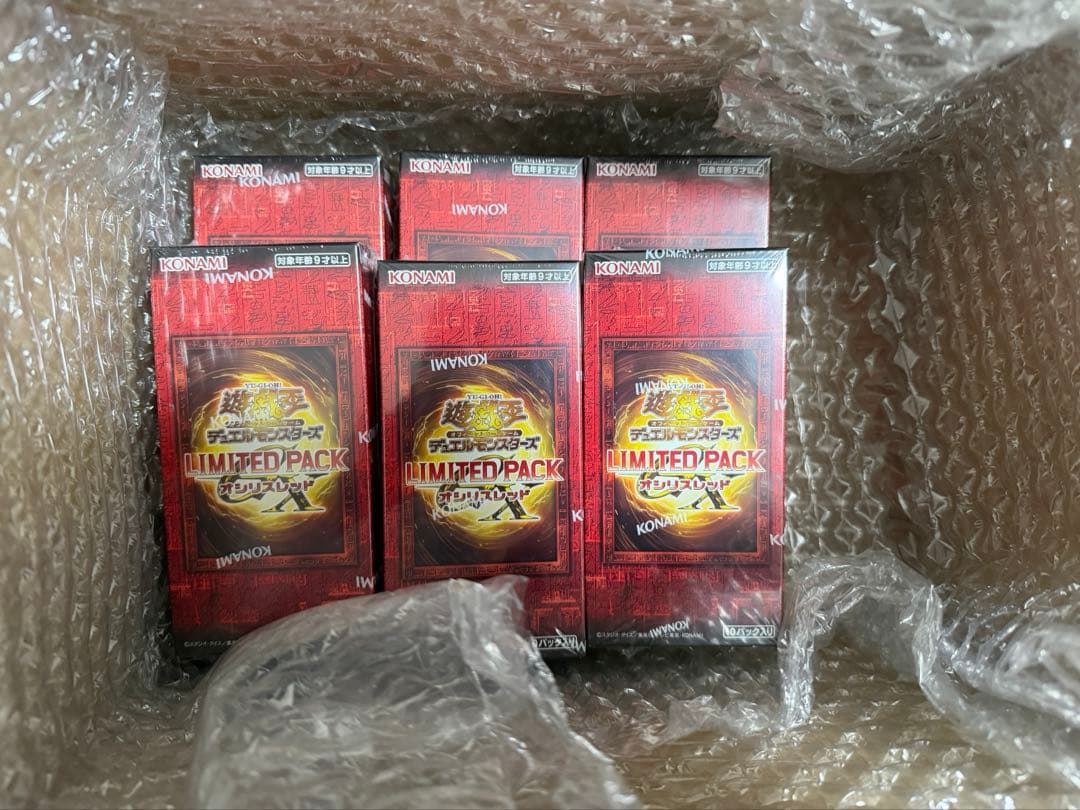 リミテッドパック　オシリスレッド　6box新品未開封シュリンク付き