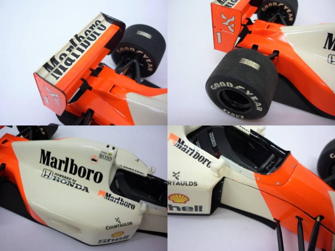 ④ タミヤ 1/20 MP4/7 セナ マクラーレン ホンダ 塗装済 完成品 a