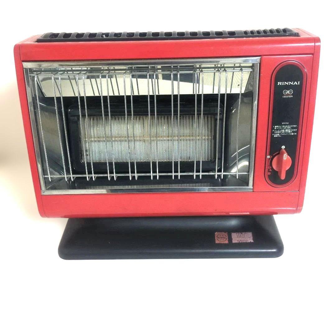 【レトロ】リンナイ 赤外線ガスストーブ R-810P-401 LPガス用
