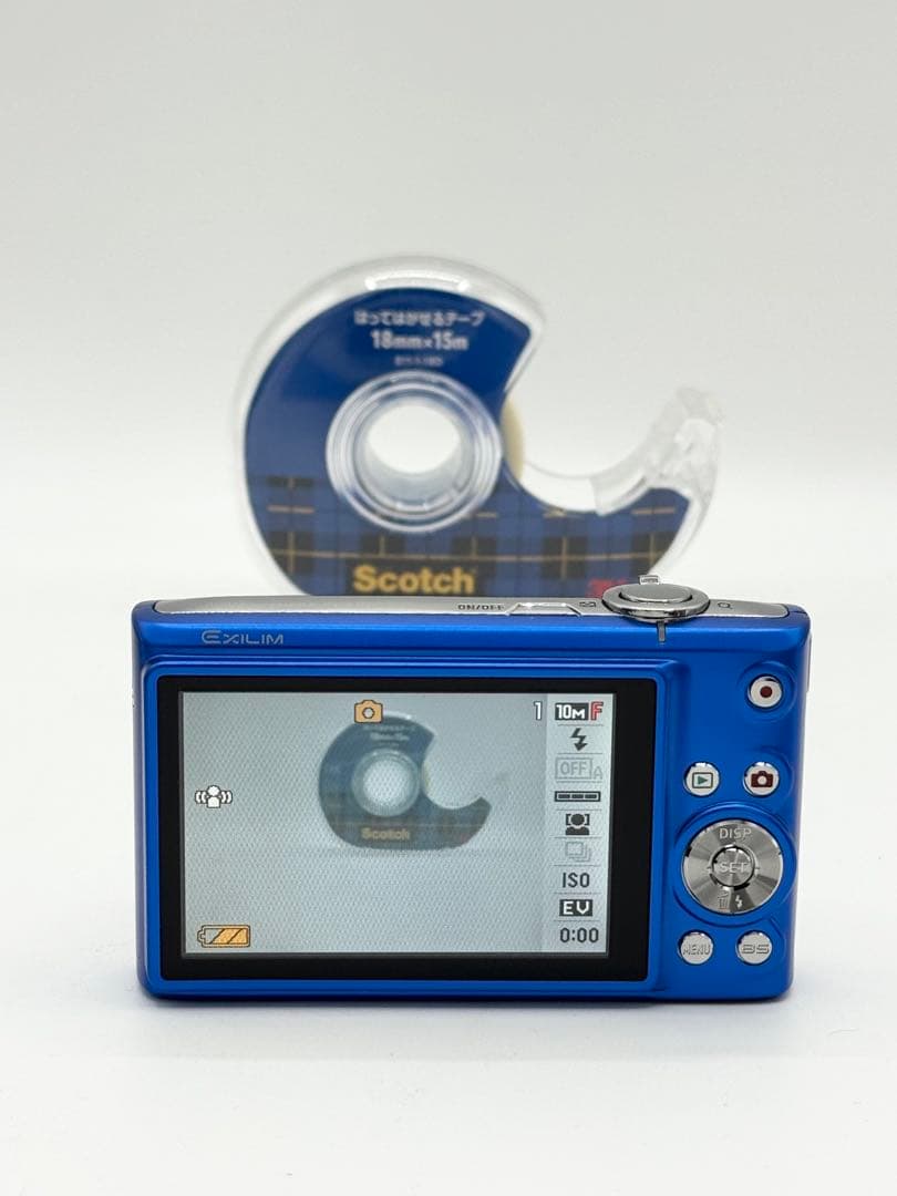 【美品】 CASIO EXILIM EX-Z100 ブルー 動作確認済み