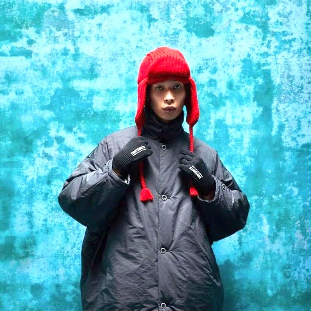 極美品✨TIGHTBOOTH タイトブース ボンバービーニー ニット帽 レッド