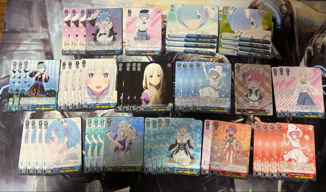 ヴァイスシュヴァルツ リゼロ 8門 デッキ 調整パーツ おまけ付き