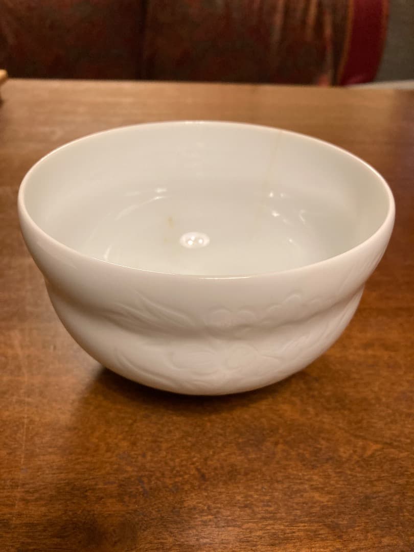 白磁茶器　初代　奥川忠右エ門造