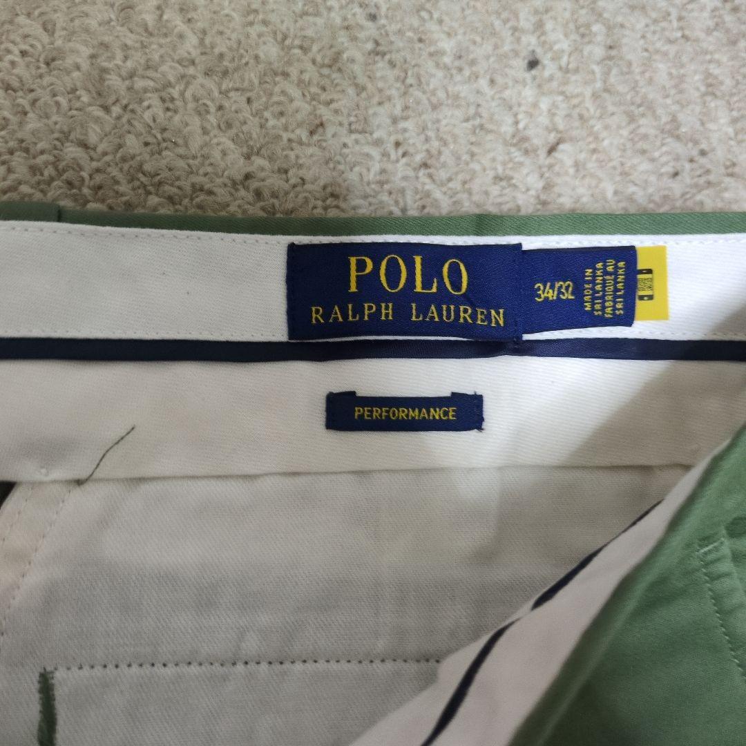 Polo Ralph Lauren チノパン 34/32 オリーブグリーン