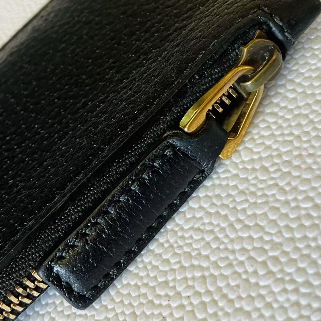 GUCCI ブラック シェリーライン &カードケース フラグメントケース❣️