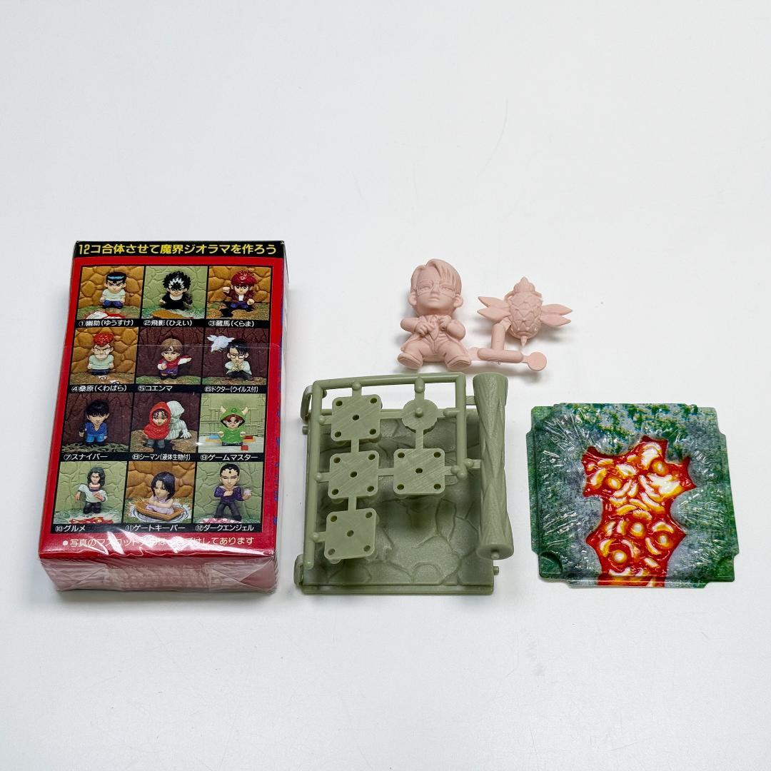 希少 幽遊白書 森永 チョコスナック フィギュア 闘技場 ジオラマ 食玩