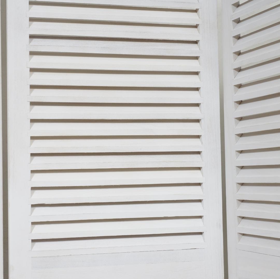 【新品・未使用】　シャビーウッドファニチャー　パーテーション　4連