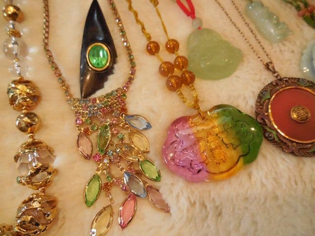 遺品整理 アジアン ジュエリー アクセサリー ネックレス バングル ブローチ