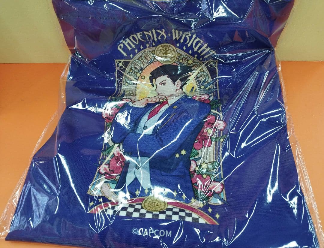 ポップアップ（布カバン、２点）逆転裁判　花卉　　中国限定　御剣怜侍　成歩堂龍一