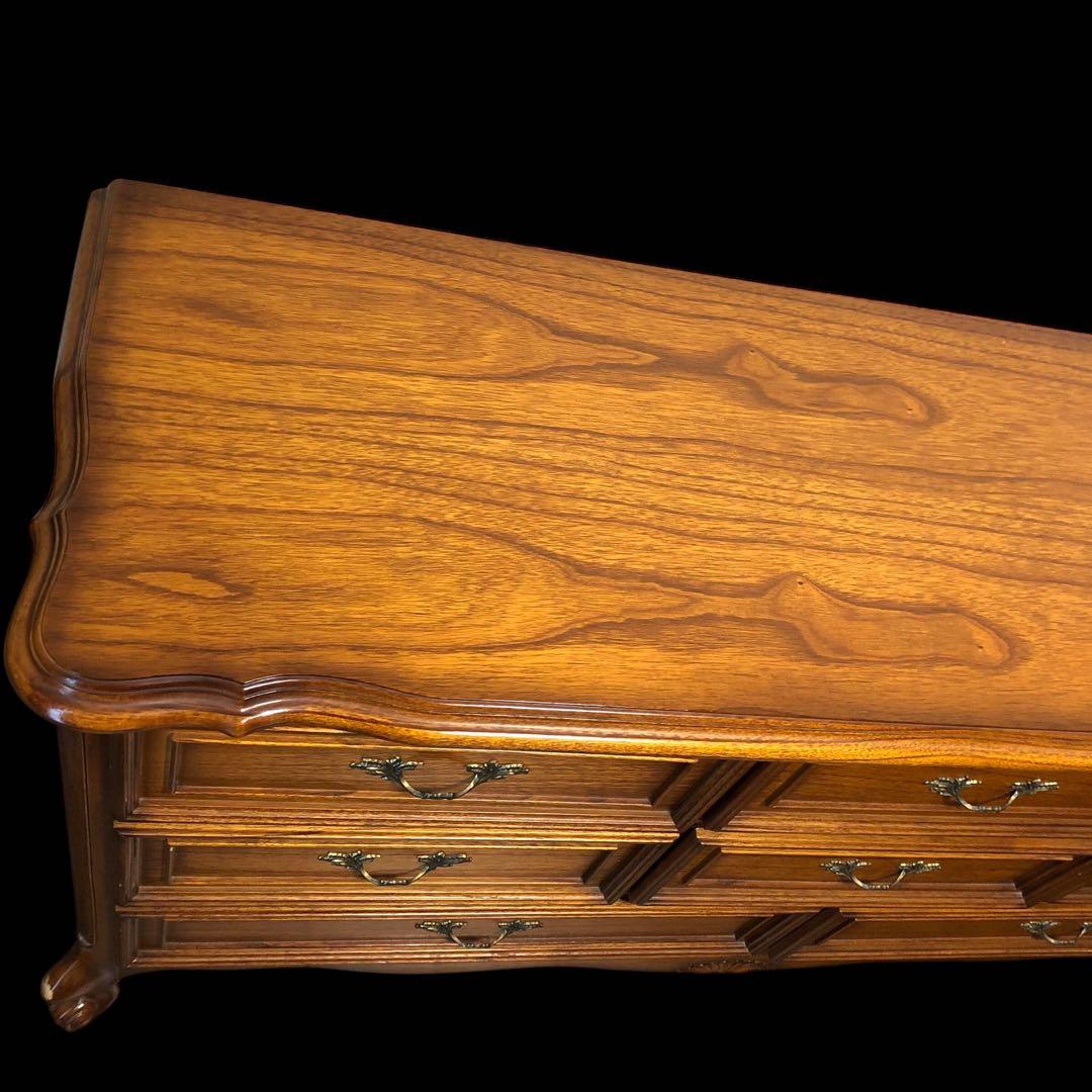 アンティーク　猫足　ロココスタイル　チェスト　キャビネット　ヴィンテージ