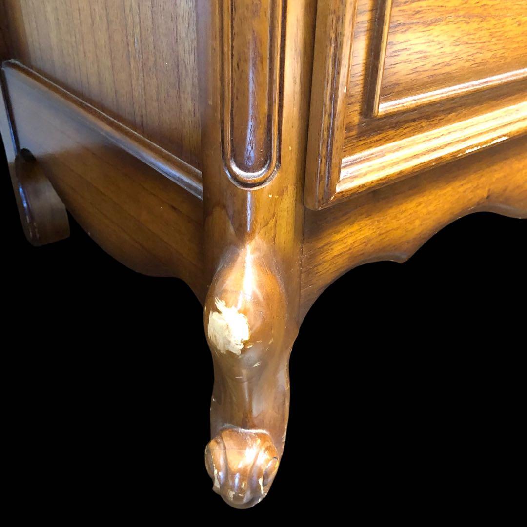 アンティーク　猫足　ロココスタイル　チェスト　キャビネット　ヴィンテージ