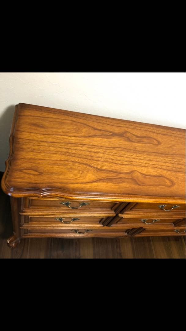 アンティーク　猫足　ロココスタイル　チェスト　キャビネット　ヴィンテージ